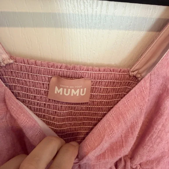 Show Me Your MuMu Dusty Rose Blouse Sleeves - Picture 7 of 8